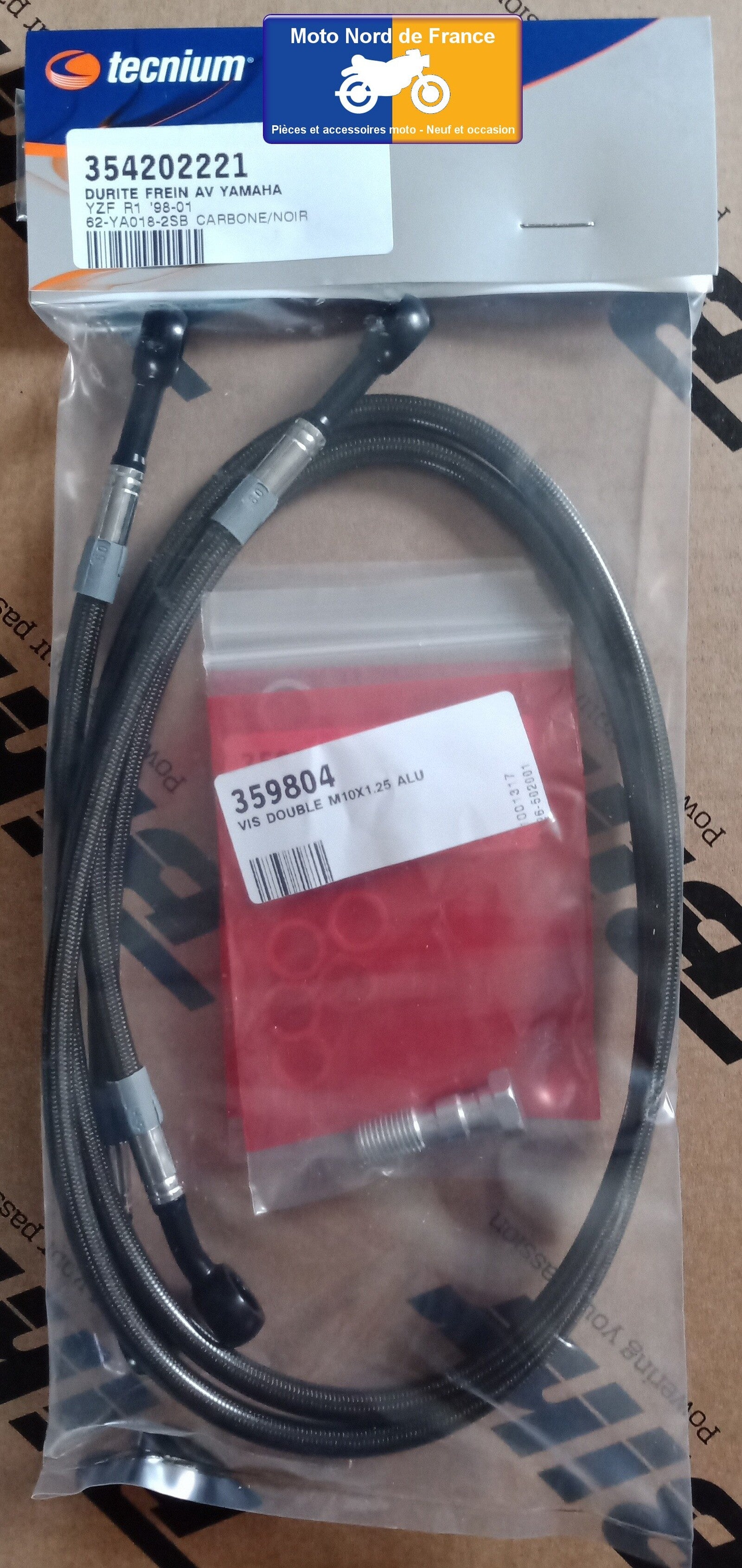Durites aviation directes de frein avant - Yamaha YZF-R1 1998-2001