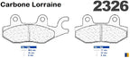Plaquettes de frein Carbone Lorraine type 2326 RX3