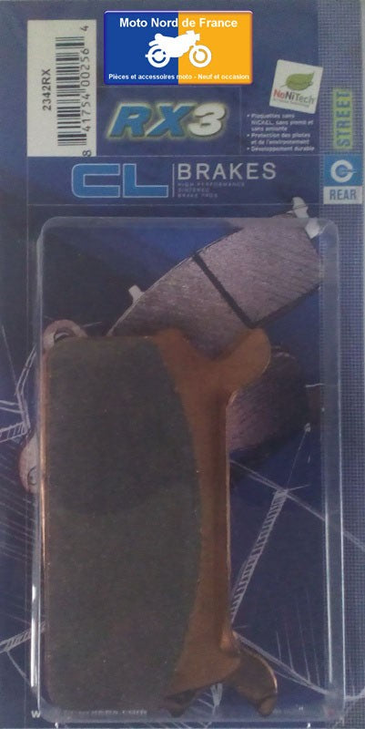 Plaquettes de frein Carbone Lorraine type 2342 RX3