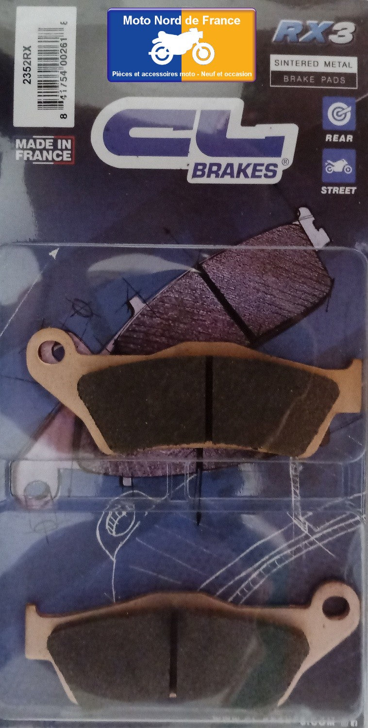 Plaquettes de frein Carbone Lorraine type 2352 RX3