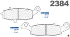 Plaquettes de frein Carbone Lorraine type 2384 RX3