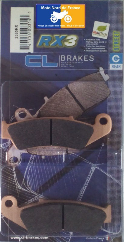 Plaquettes de frein Carbone Lorraine type 2385 RX3