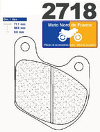 Plaquettes de frein Carbone Lorraine type 2718 RX3