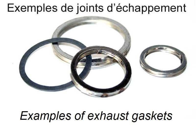 Joint d'échappement rond cuivre 37x45x4 mm
