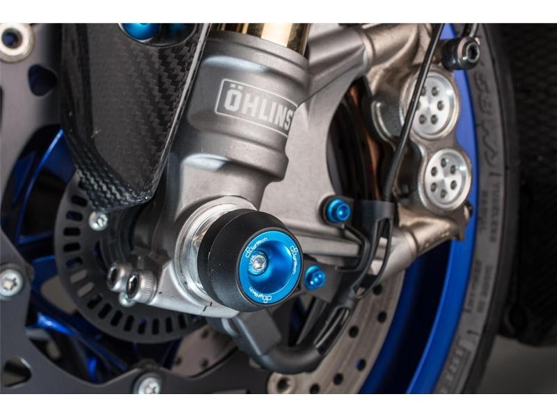 Protection axes de roue BMW S1000R 2014-2016 couleur bleu