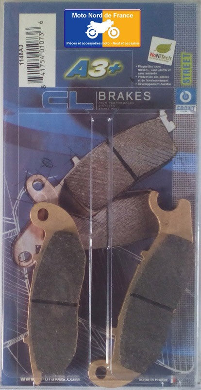Plaquettes de frein Carbone Lorraine type 1148 A3+