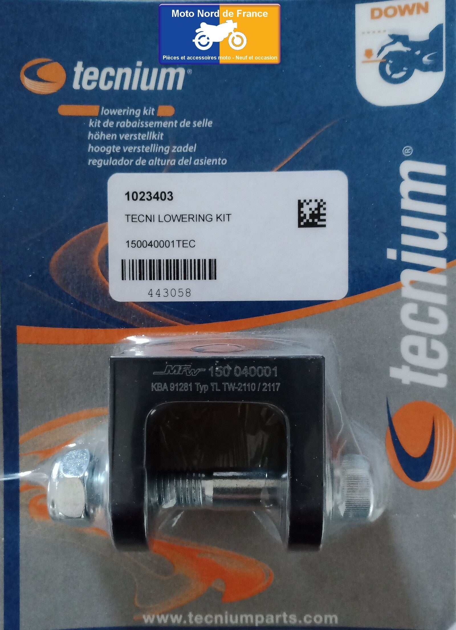 Kit abaissement Honda CB 600 F Hornet 1998-2006