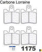 Plaquettes de frein Carbone Lorraine type 1175 A3+