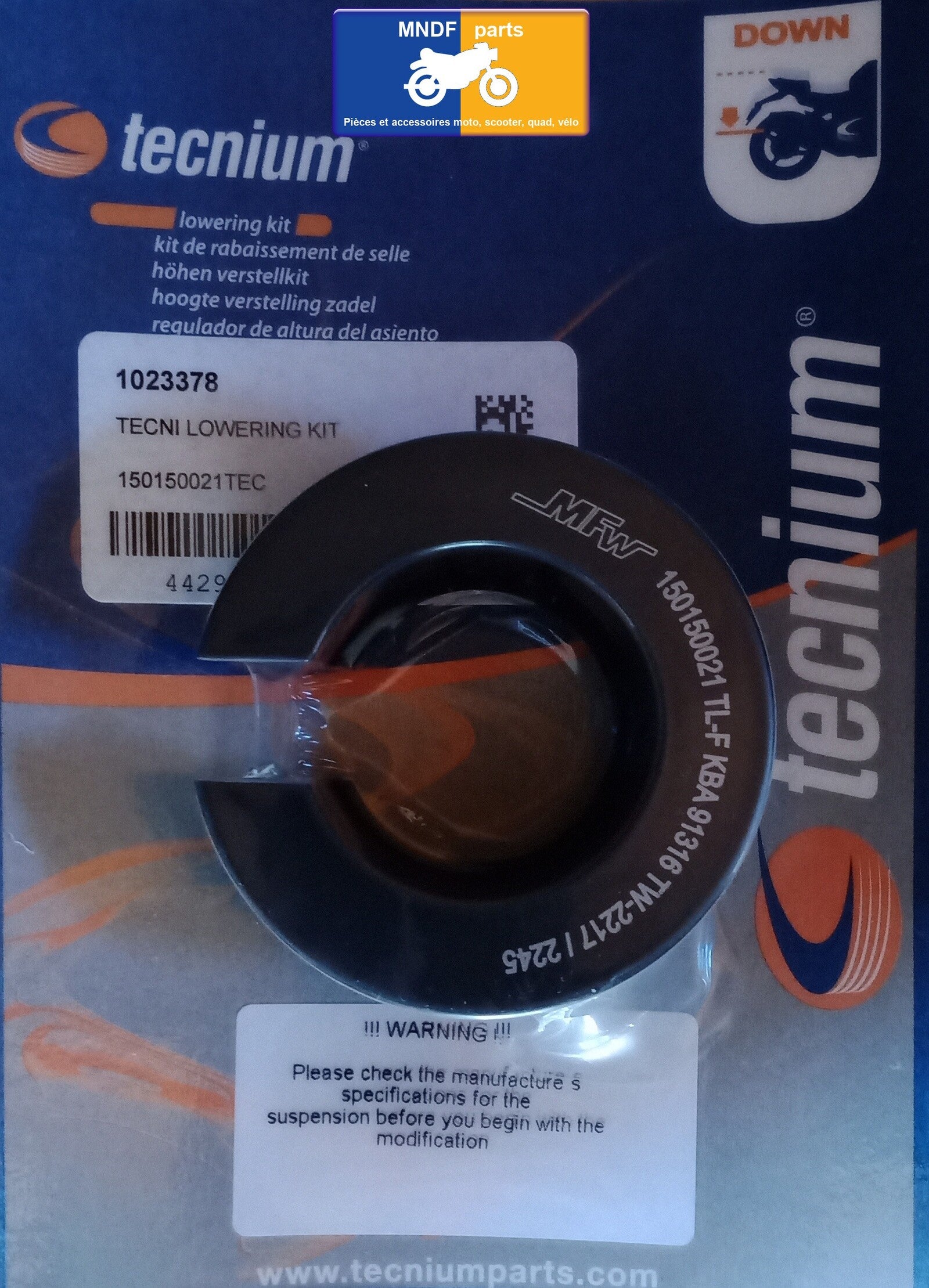 Kit abaissement pour Yamaha 700 XSR ABS 2016-2022 -25mm