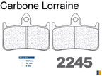 Plaquettes de frein Carbone Lorraine type 2245 A3+