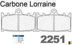 Plaquettes de frein Carbone Lorraine type 2251 A3+