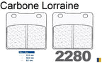Plaquettes de frein Carbone Lorraine type 2280 A3+