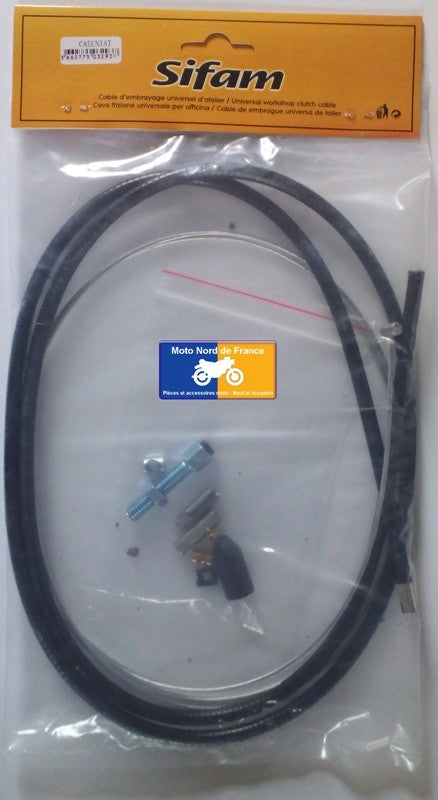 Cable d'embrayage de réparation lg 1.3m + accessoires