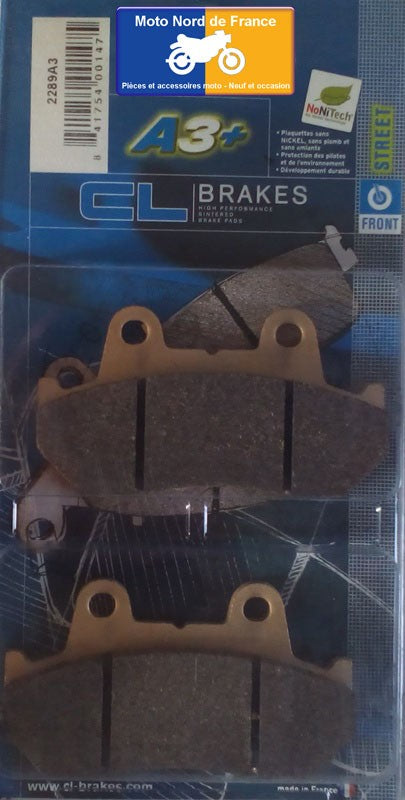 Plaquettes de frein Carbone Lorraine type 2289 A3+