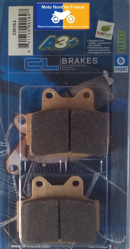 Plaquettes de frein Carbone Lorraine type 2301 A3+