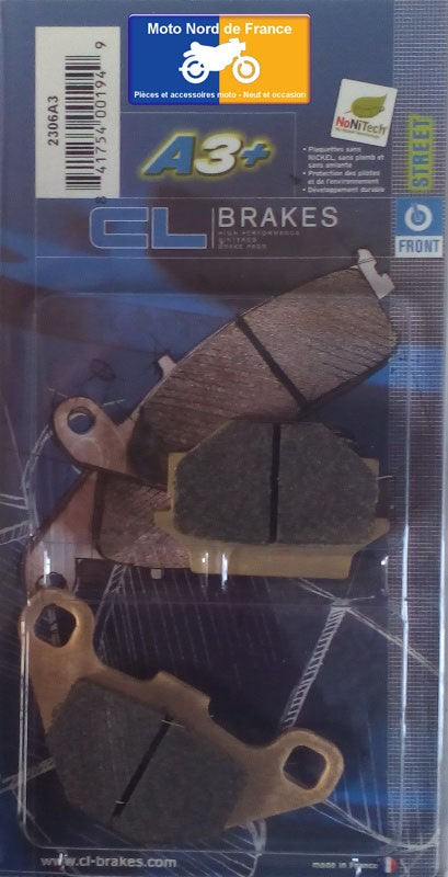 Plaquettes de frein Carbone Lorraine type 2306 A3+