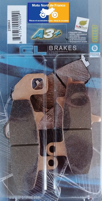 Plaquettes de frein Carbone Lorraine type 2308 A3+