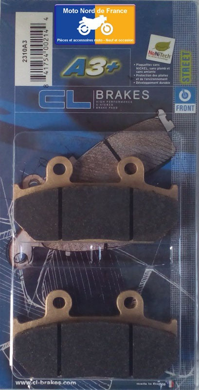 Plaquettes de frein Carbone Lorraine type 2310 A3+