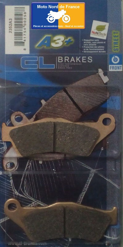 Plaquettes de frein Carbone Lorraine type 2352 A3+
