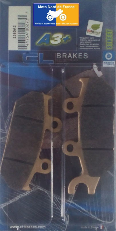 Plaquettes de frein Carbone Lorraine type 2360 A3+