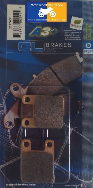 Plaquettes de frein Carbone Lorraine type 2377 A3+