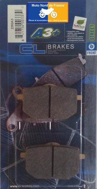 Plaquettes de frein Carbone Lorraine type 2393 A3+