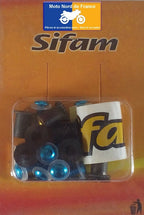 Kit 8 vis aluminium Sifam pour bulle couleur bleu