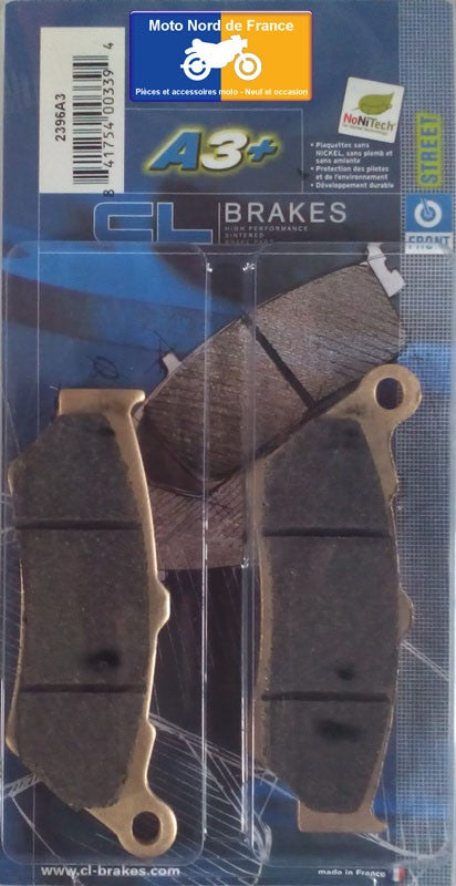 Plaquettes de frein Carbone Lorraine type 2396 A3+
