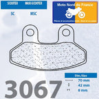 Plaquettes Carbone Lorraine de frein avant - Laverda 50 Shark 1999-2003