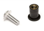 Kit 8 vis aluminium Sifam pour bulle couleur argent