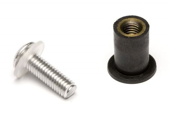 Kit 8 vis aluminium Sifam pour bulle couleur argent