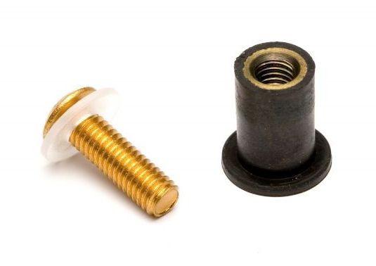 Kit 8 vis aluminium Sifam pour bulle couleur or