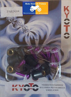 Kit 8 vis aluminium Sifam pour bulle couleur violet