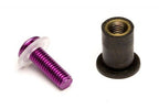 Kit 8 vis aluminium Sifam pour bulle couleur violet