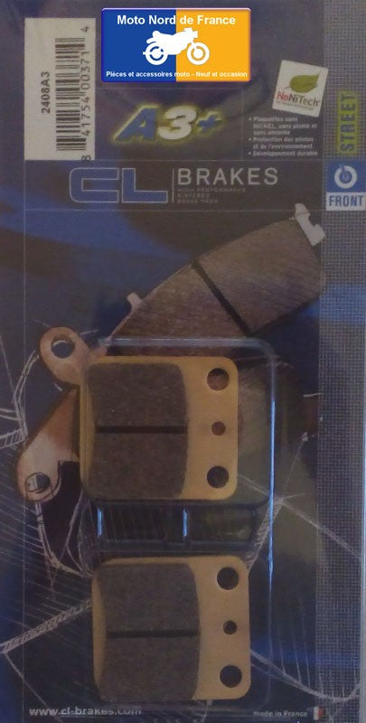 Plaquettes de frein Carbone Lorraine type 2408 A3+