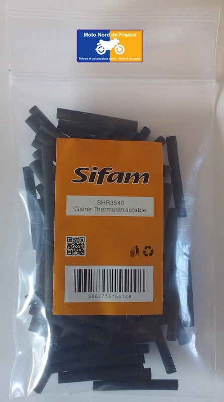 Gaine thermorétractable Sifam 3.5 x 40 mm