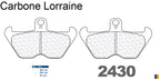 Plaquettes de frein Carbone Lorraine type 2430 A3+