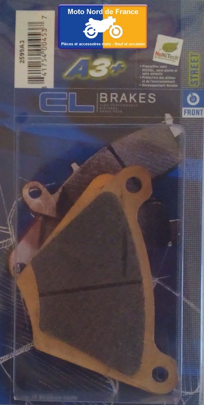 Plaquettes de frein Carbone Lorraine type 2599 A3+