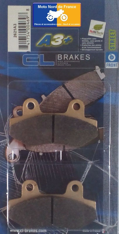 Plaquettes de frein Carbone Lorraine type 2621 A3+