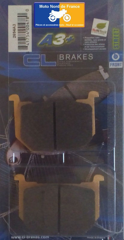 Plaquettes de frein Carbone Lorraine type 2694 A3+