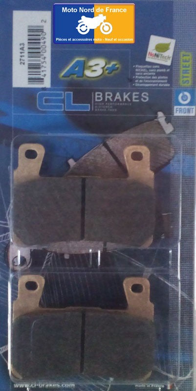 Plaquettes de frein Carbone Lorraine type 2711 A3+