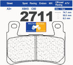 Plaquettes de frein Carbone Lorraine type 2711 A3+