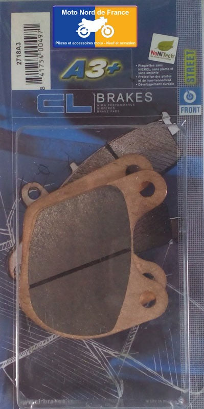 Plaquettes de frein Carbone Lorraine type 2718 A3+
