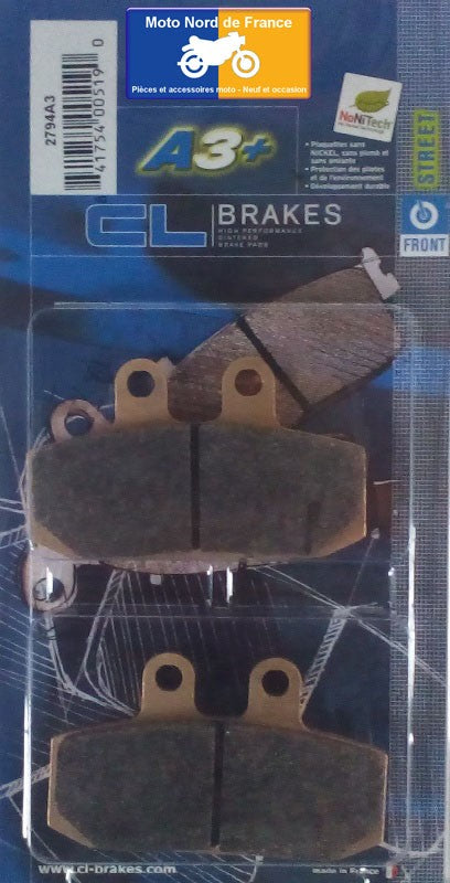 Plaquettes de frein Carbone Lorraine type 2794 A3+