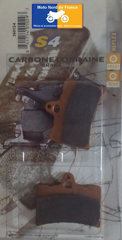 Plaquettes Carbone Lorraine de frein avant - Cagiva 50 / 80 Prima 1993-1995