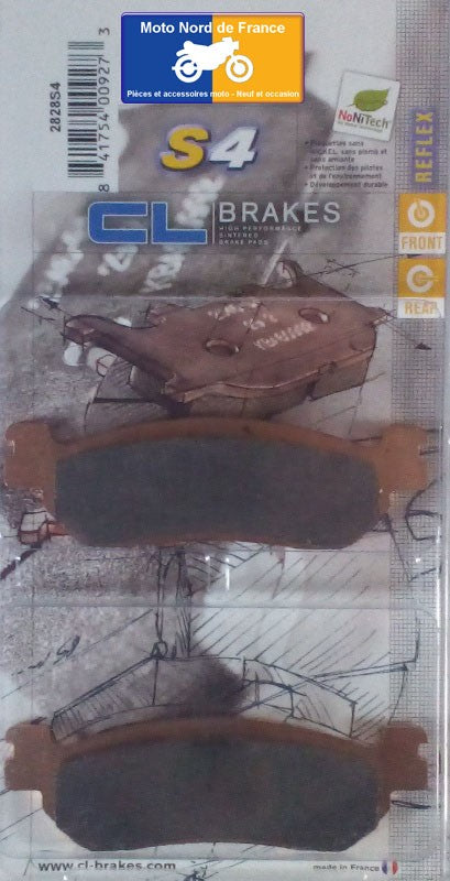 Plaquettes de frein Carbone Lorraine type 2828 S4
