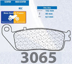 Plaquettes Carbone Lorraine de frein avant - Peugeot 600 Satelis ABS 2004+