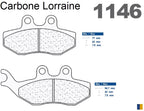 Plaquettes de frein Carbone Lorraine type 1146 XBK5