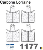 Plaquettes de frein Carbone Lorraine type 1177 XBK5