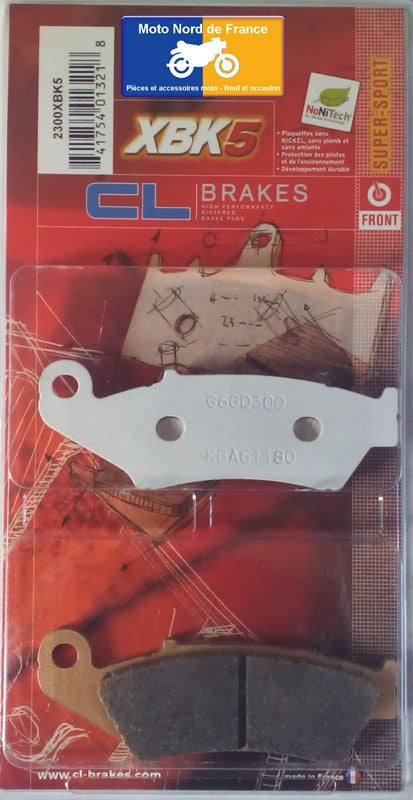 Plaquettes de frein Carbone Lorraine type 2300 XBK5